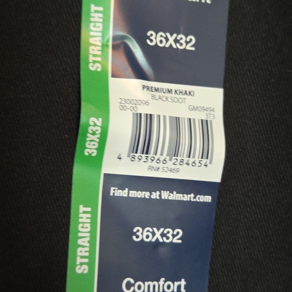 George Pants Men 36x32 Khaki Black Soot - Picture 2 of 6